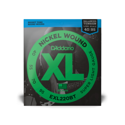 D&#39;Addario 40-95 Super Light, Balanced Tension, Long Scale, XL Nickel