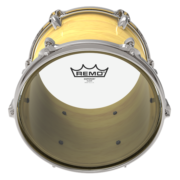 Remo Emperor Clear, Size: 8&quot;