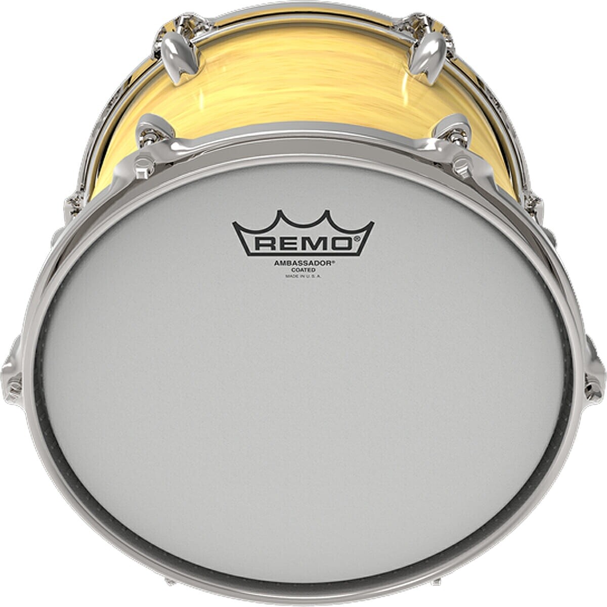 Remo Ambassador Coated, Size: 8&quot;