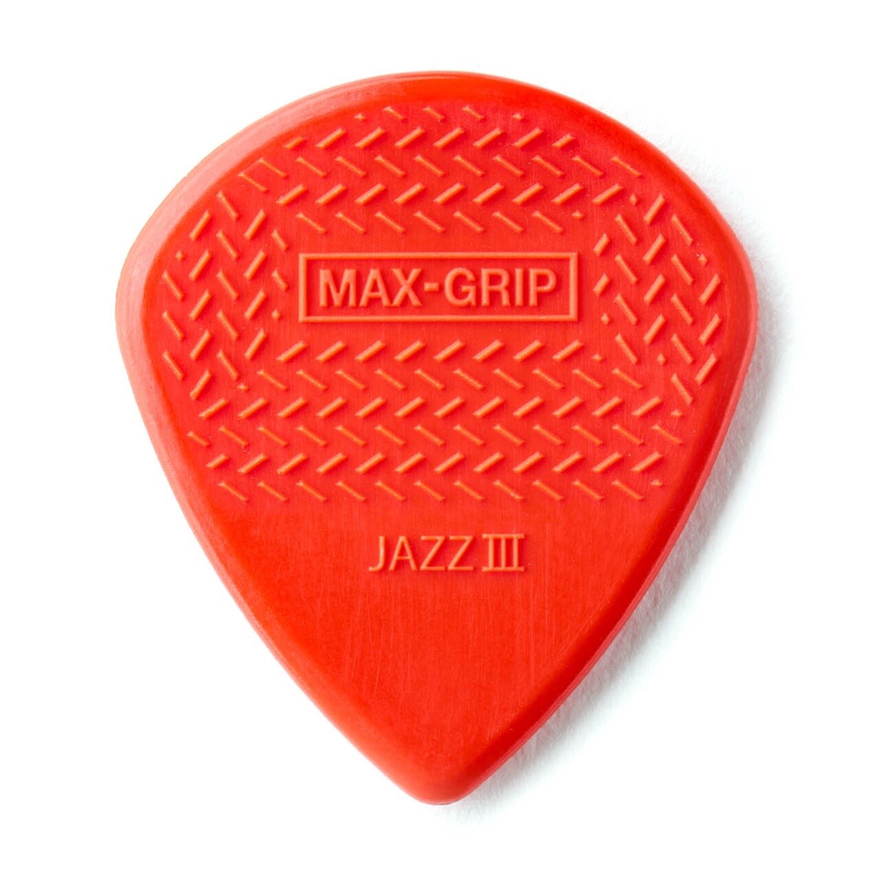 Dunlop Guitar Picks - nylon Max Grip Jazz III - ( 6 Pack Red )