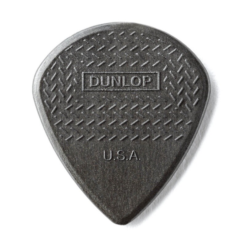 Dunlop Guitar Picks - nylon Max Grip Jazz III - ( Carbon Fiber ) ( 6 Pack Black )