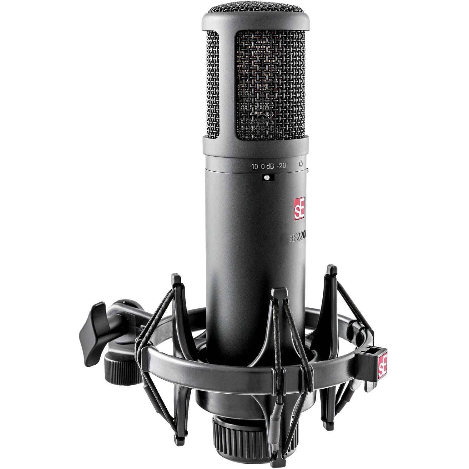 sE2200 Large Diaphragm Cardioid Condenser Mic with Shockmount &amp; Filter
