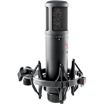 sE2200 Large Diaphragm Cardioid Condenser Mic with Shockmount &amp; Filter