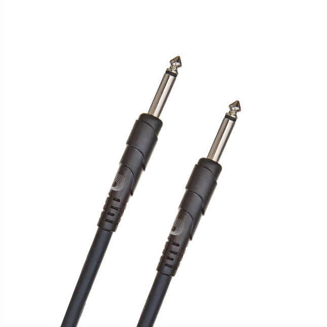 D&#39;Addario Classic Series Speaker Cable, 1/4&quot; to 1/4&quot; - 3ft.