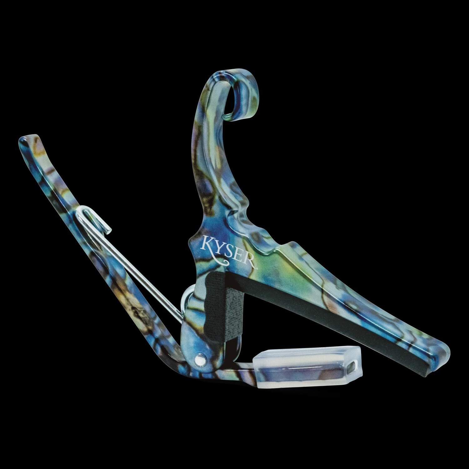 Kyser 6 String Quick Change Capo, Colour: Abalone
