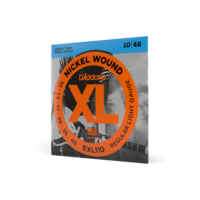D&#39;Addario 10-46 Regular Light, XL Nickel Electric Guitar Strings