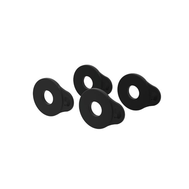D&#39;Addario PW-FLSB-04BK Flex Lock Strap Blocks, Black