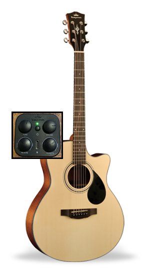 GA3-130A NATURAL W/ ACOUSTIFEX K-10 PICKUP
