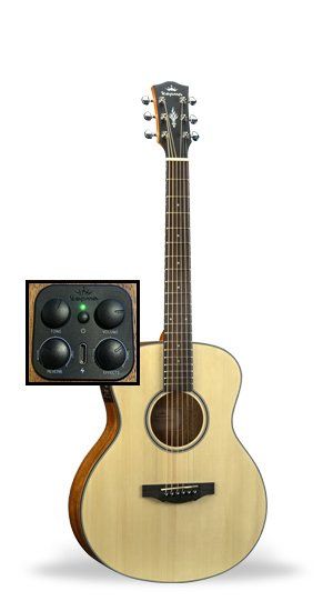 M3-130A NATURAL W/ ACOUSTIFEX K-10 PICKUP &amp; FX SYSTEM