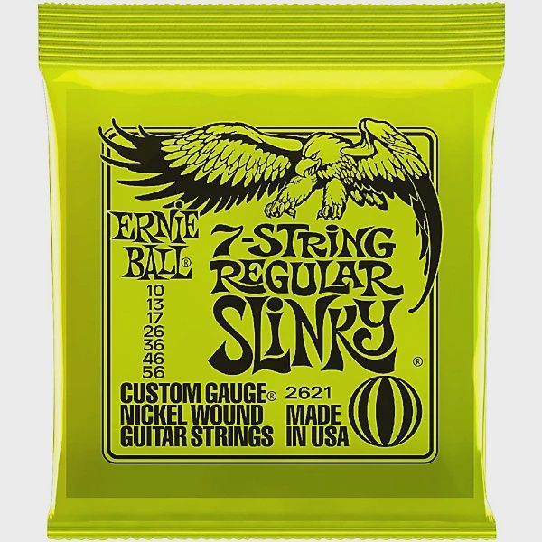 Ernie Ball 2621 Nickel 7-String Slinky Electric Guitar Strings