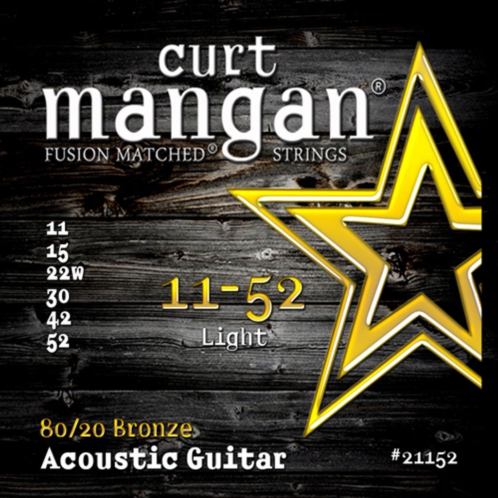 11-52 80/20 Traditional Light Acoustic Guitar Set