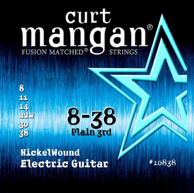 8-38 Nickel Wound Guitar String Set