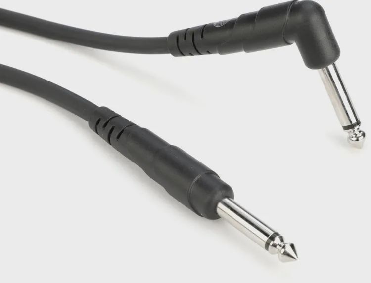 D&#39;Addario PW-CGTRA-20 Classic Series Straight to Right Angle Instrument Cable - 20 foot