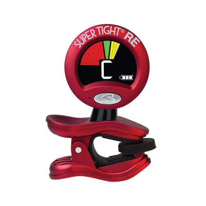 Snark ST-2 Super Tight Clip-On Chromatic All Instrument Rechargeable Tuner - Red