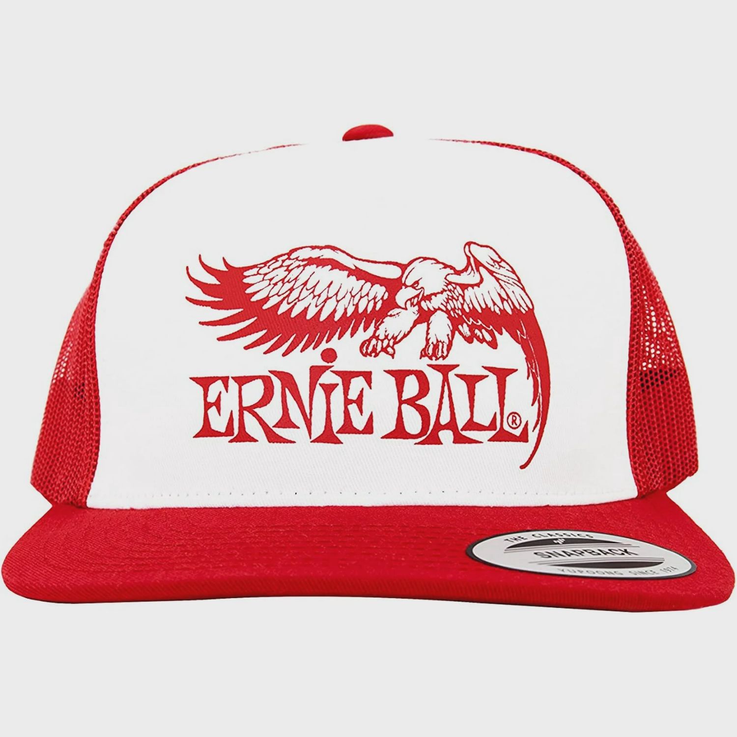 Ernie Ball Eagle Logo Trucker Cap Red