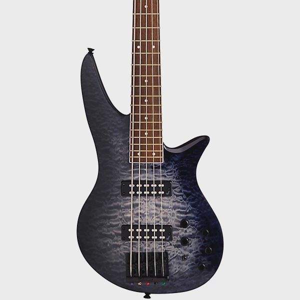 Jackson X Series Spectra Bass SBXQ V Transparent Black Burst