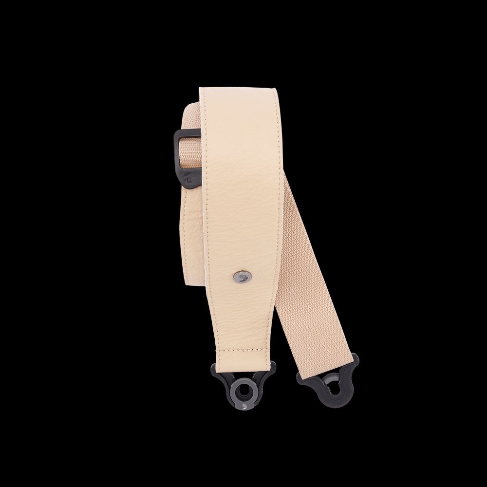 COMFORT LEATHER AUTO LOCK GUITAR STRAP, 2.5&quot;