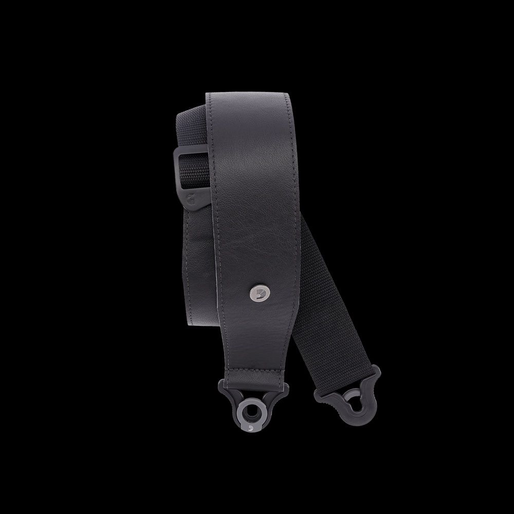 COMFORT LEATHER AUTO LOCK GUITAR STRAP 2.5&quot;