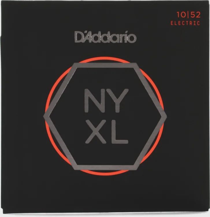 D&#39;Addario NYXL1052 NYXL Nickel Wound Electric Guitar Strings - .010-.052 Light Top/Heavy Bottom