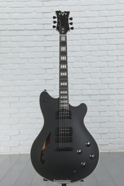 EVH SA-126 Special Semi-hollowbody Electric Guitar - Stealth Black