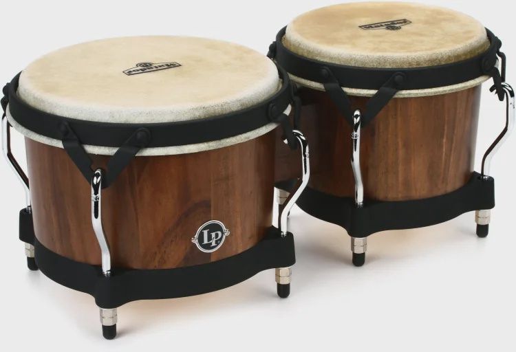 Latin Percussion Matador Traditional Bongos - Whiskey Barrel