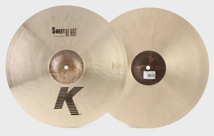 Zildjian 15 inch K Sweet Hi-hat Cymbals