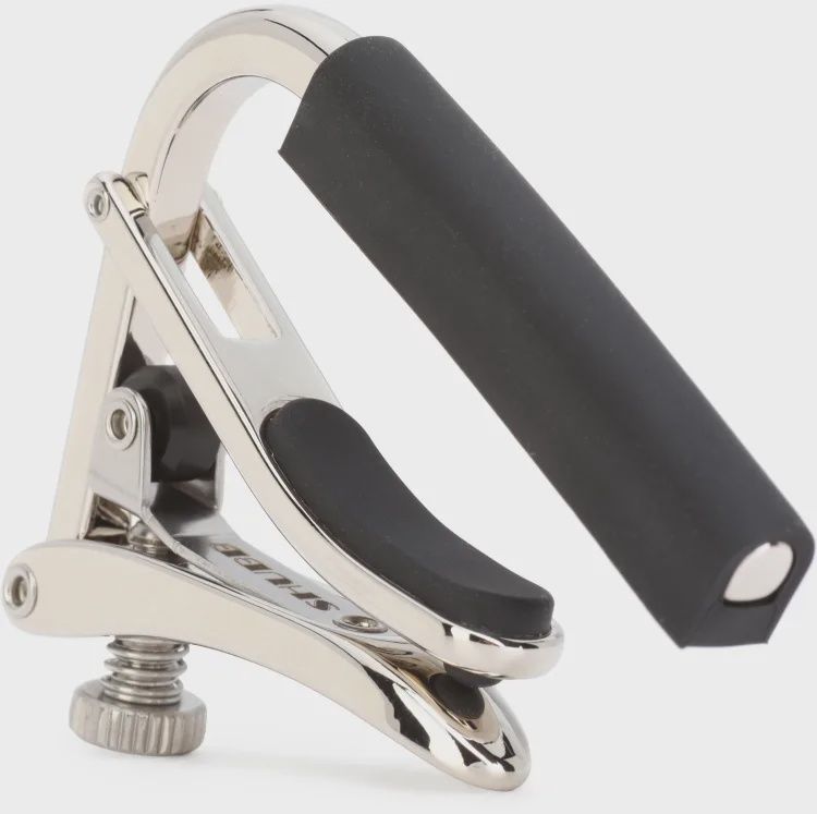 Shubb C1 Standard Capo for Steel String Guitar - Polished Nickel