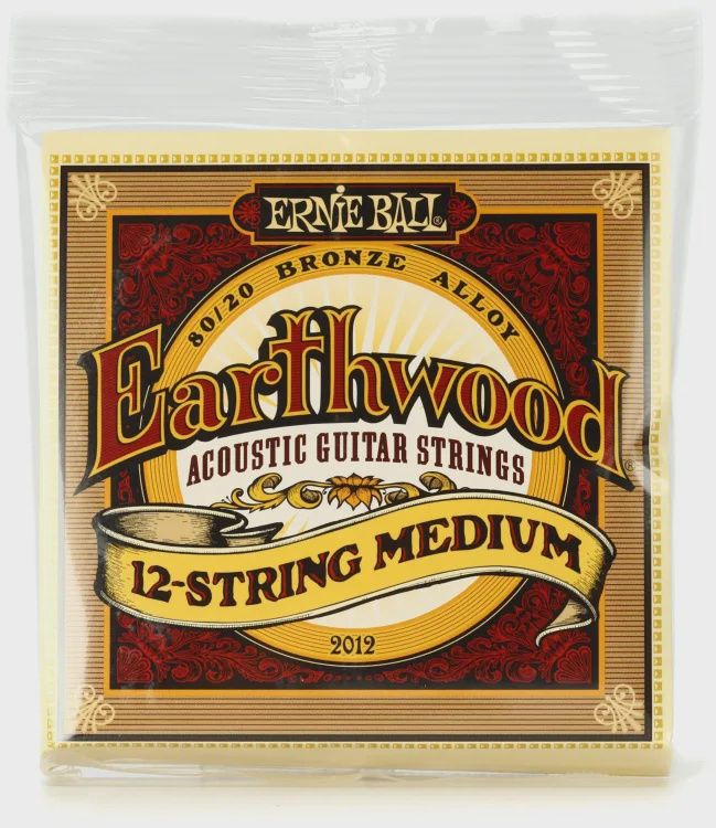 Ernie Ball80/20 Bronze Acoustic Guitar Strings - .011-.052 Medium 12-string