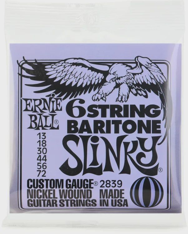 Ernie Ball 6 string slinky 13-72
