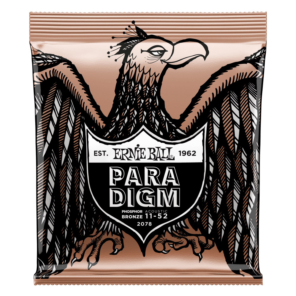 Light Paradigm Phosphor Bronze Acoustic Strings 11-52 Gauge