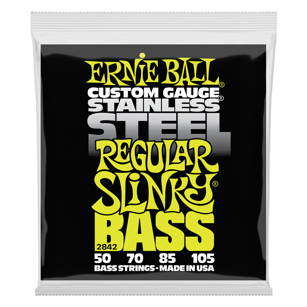 Regular Slinky Stainless Steel Electric Bass Strings 50-105 Gauge