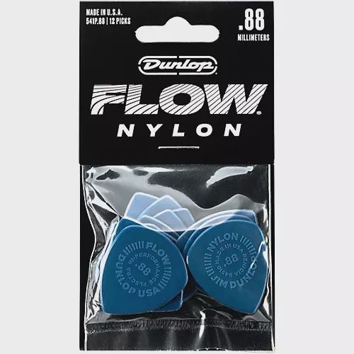 Dunlop Flow Nylon Guitar Picks .88 mm 12 Pack