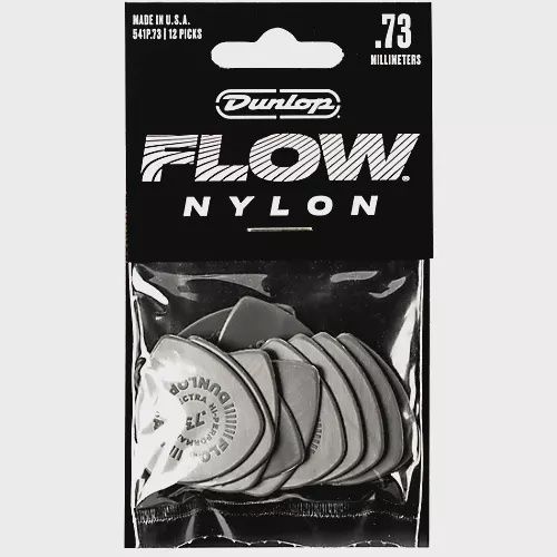 Dunlop Flow Nylon Guitar Picks .73 mm 12 Pack