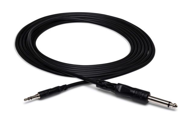 Mono Interconnect 1/4 in TS to 3.5 mm TRS