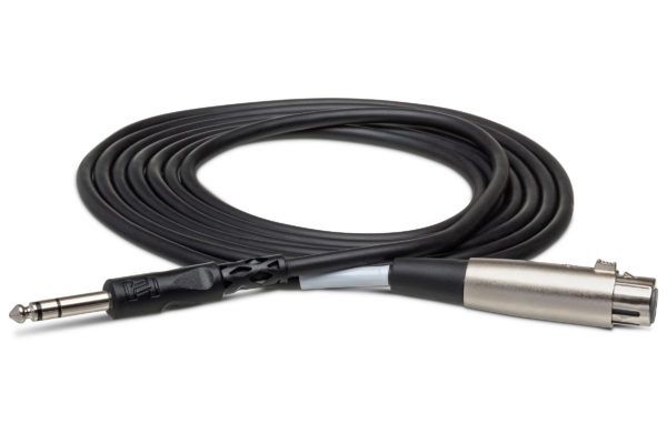 Balanced Interconnect XLR3F to 1/4 in TRS