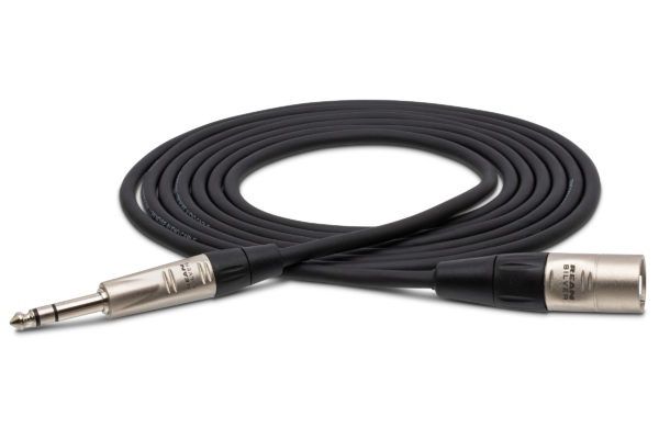 hosa Pro Balanced Interconnect REAN 1/4 in TRS to XLR3M