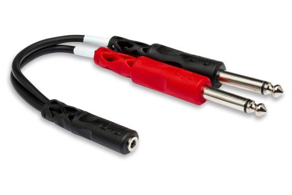 Stereo Breakout 3.5 mm TRSF to Dual 1/4 in TS