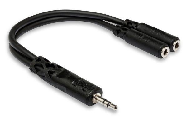Y Cable 3.5 mm TRS to Dual 3.5 mm TRSF