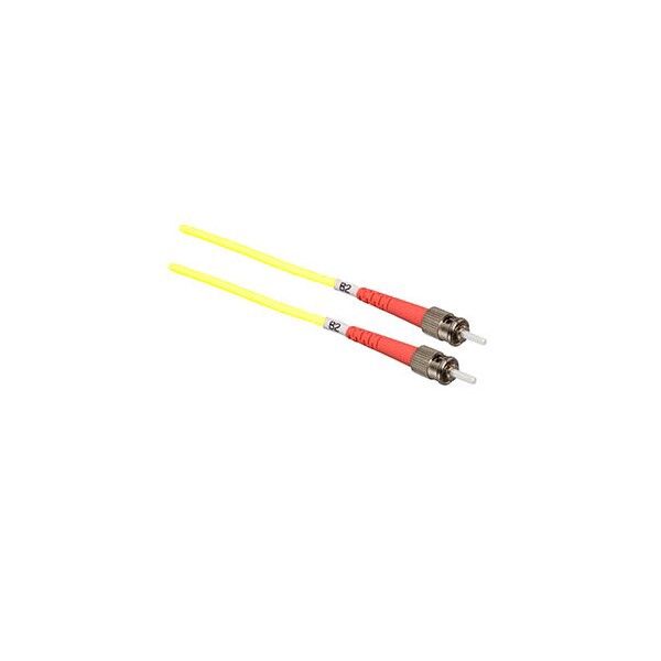 Duplex ST to ST Fiber Optic Cable, Singlemode, 2 M