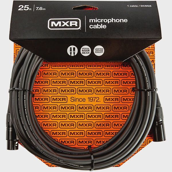 MXR XLR Microphone Cable 25 ft. Black