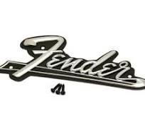 Fender® Mid-&#39;60s Black Panel Amplifier Logo