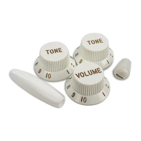 PK-0178-025 White Knob Set for Stratocaster