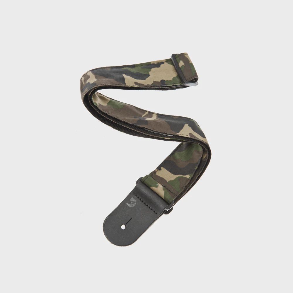 Nylon Woven Guitar Strap Camouflage