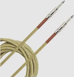 D'Addario Braided Instrument Cable 20 ft. Tweed