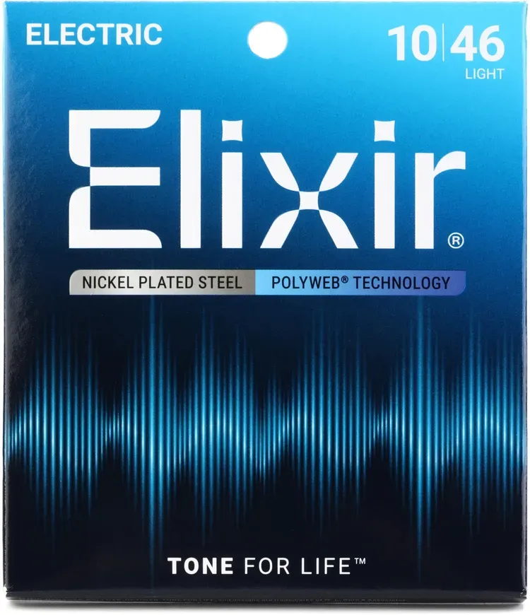 Elixir Strings 12050 Polyweb Electric Guitar Strings - .010-.046 Light