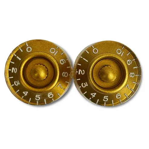 Allparts Vintage Style Speed Knobs (2 pcs) gold