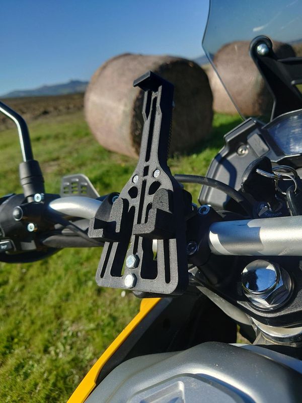 Porta Telefono Ultra Resistente per moto da ENDURO Plastica caricata Carbonio Porta Telefono Ultra Resistente per moto da ENDURO Plastica caricata Carbonio