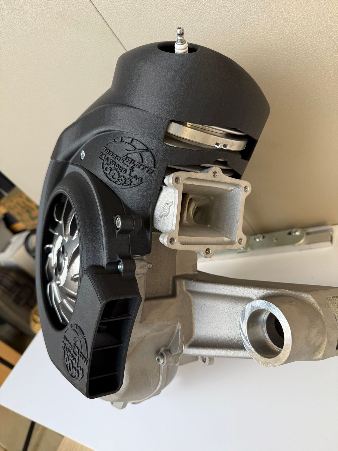 LIGHTWEIGHT VESPA FLYWHEEL COVER & SHROUD KIT – HIGH AIRFLOW COOLING