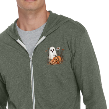 Customized Light Weight Zip Hoodie