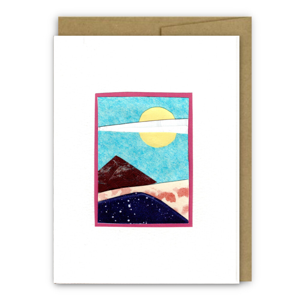 Greeting Card, Handmade Original Collage, 4.5" x 6"